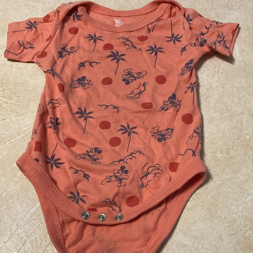 Mickey Mouse 3-6 months onesie